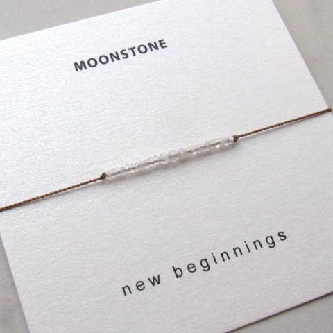 Rainbow Moonstone Bracelet- New Beginnings