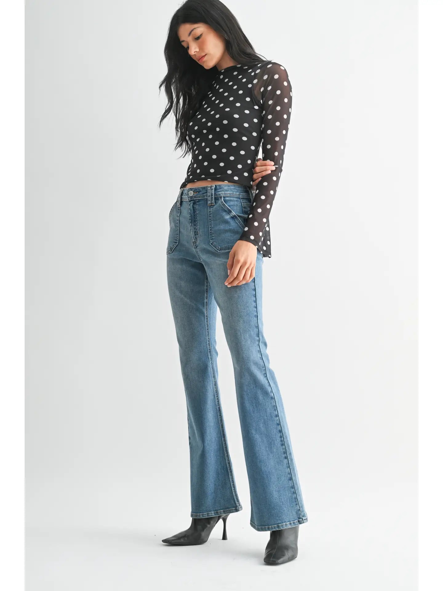 Utility Slim Bootcut Jeans