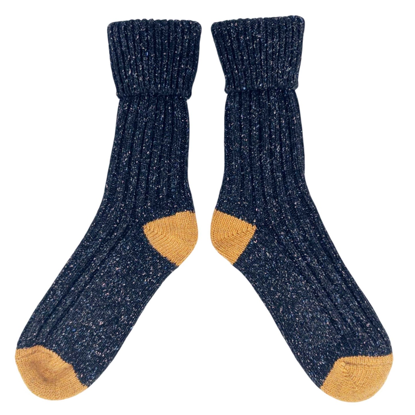 Unisex Recycled Silk Blend Ribbed Socks 2025