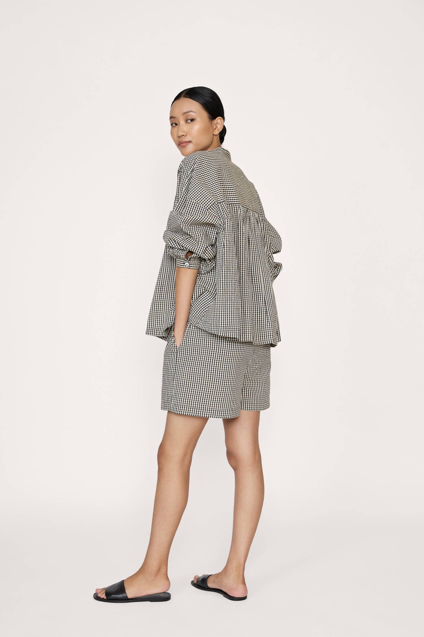 Drawstring Short - Gingham