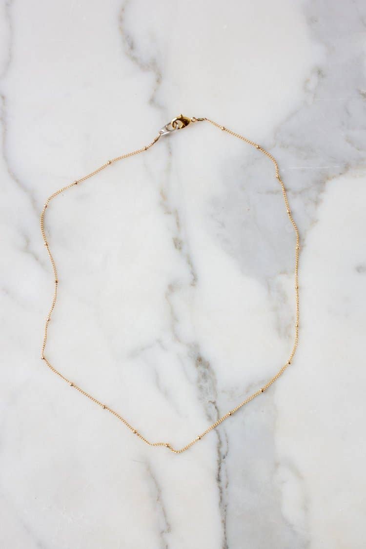 Dainty Satellite Chain in Gold Filled or Sterling Silver
