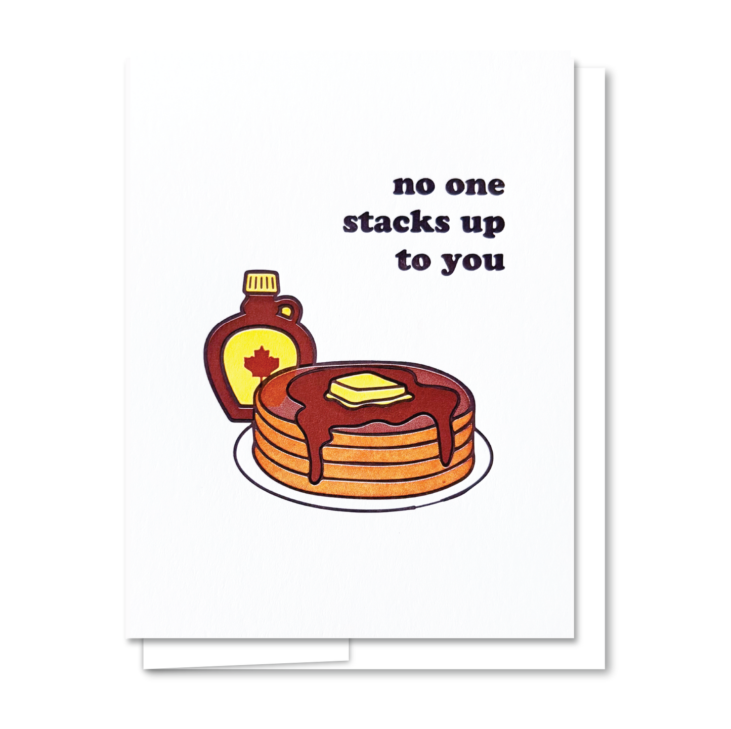 Pancake - Letterpress Greeting Card
