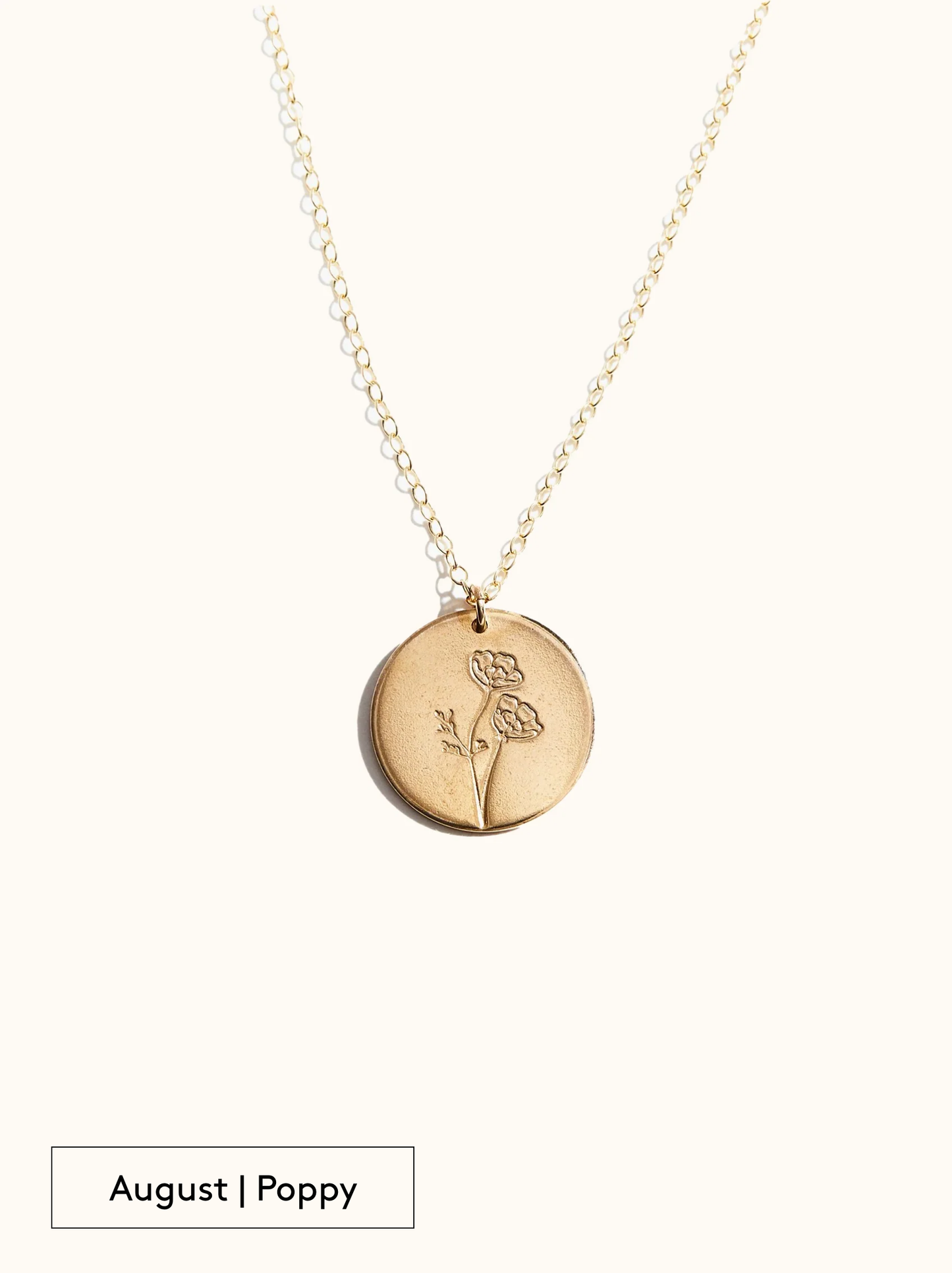 Bloom Birth Month Necklace | 14k Gold-filled