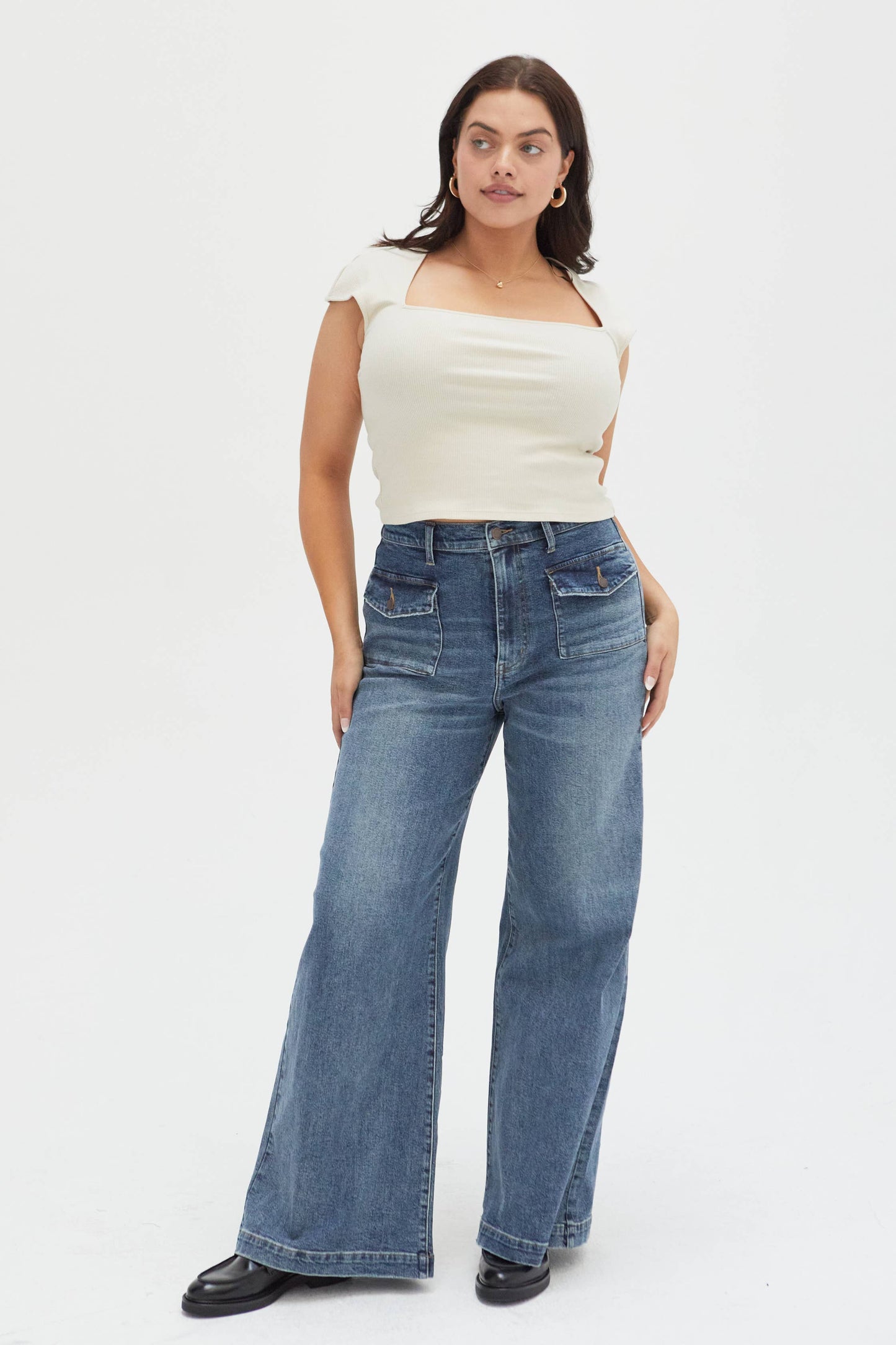 Campell High Rise Jean, Traditional Vintage Worn