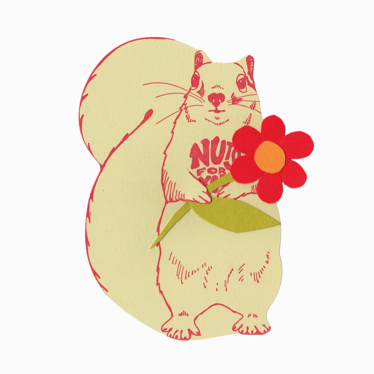 Nuts for you squirrel gift card