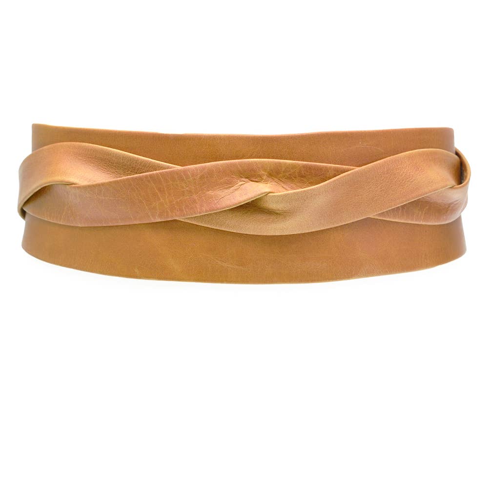 Wrap Belt - Gold Macchiato