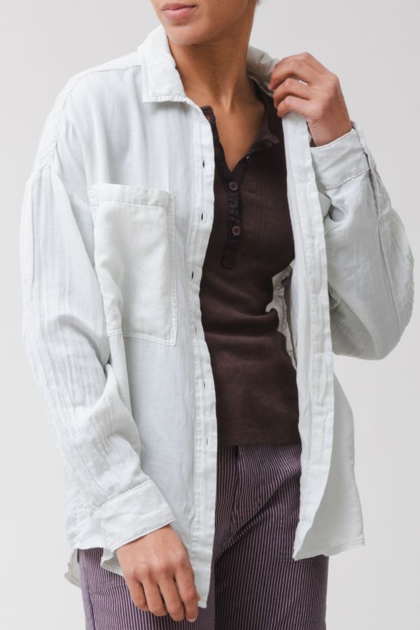 Prairie Underground Whispering Silk Shirt | Oyster