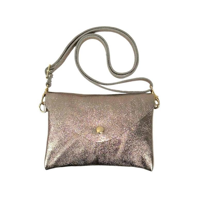 Women's Leather Bag with Brilliant Effect. Promo