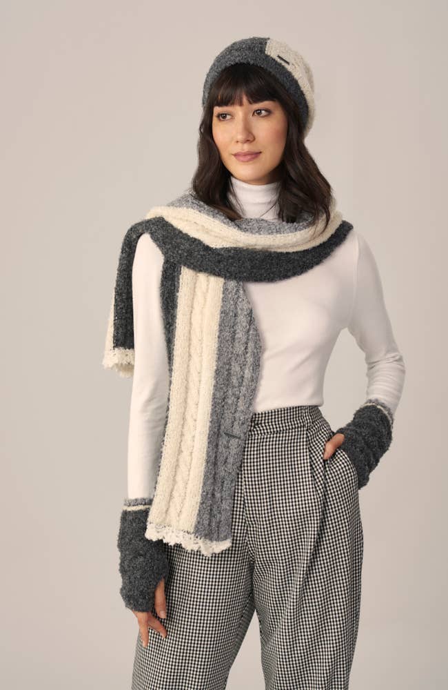 Alma Alpaca Scarf | Boucle Alpaca Scarf