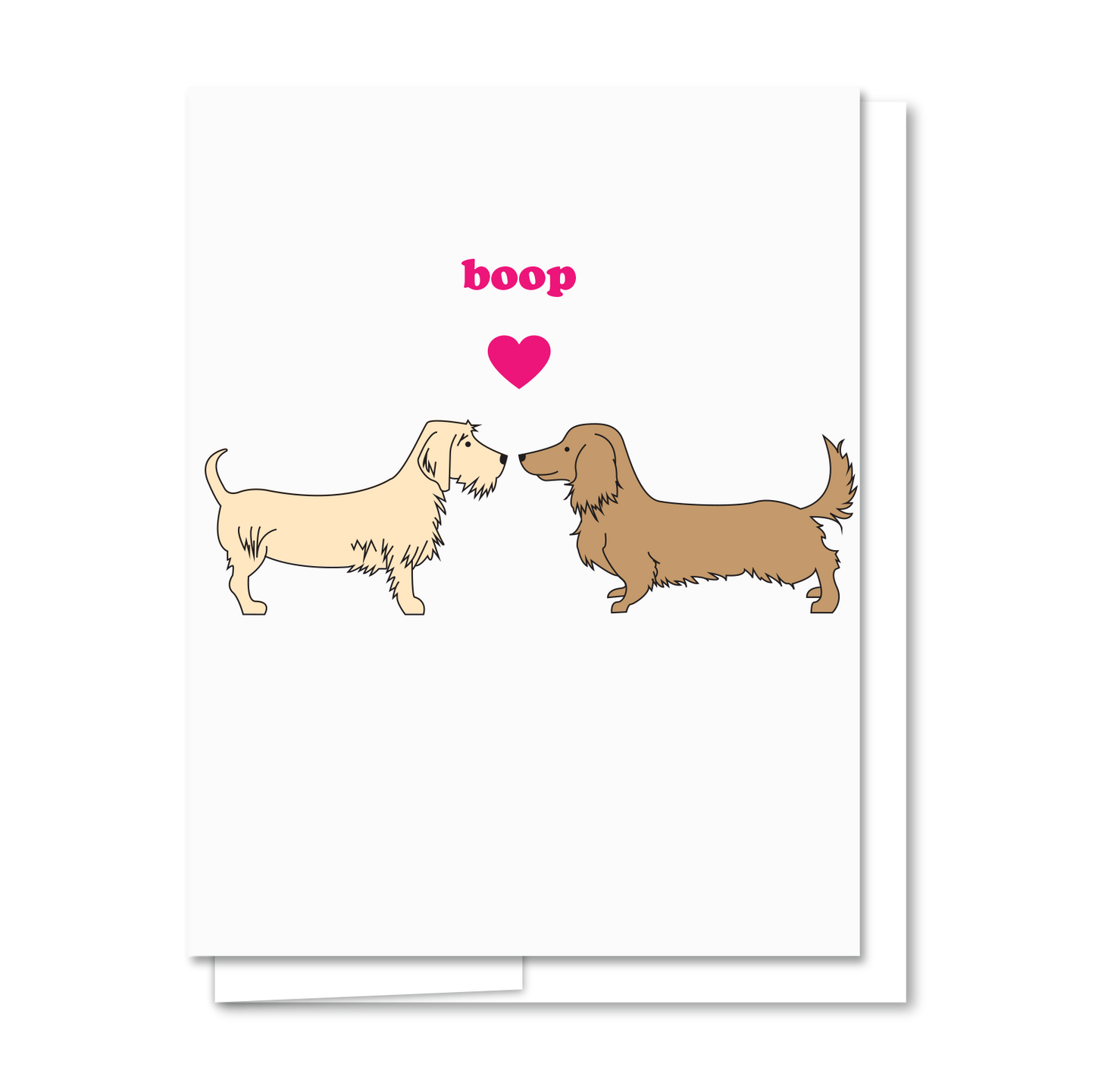 Boop - Letterpress Funny Love Card