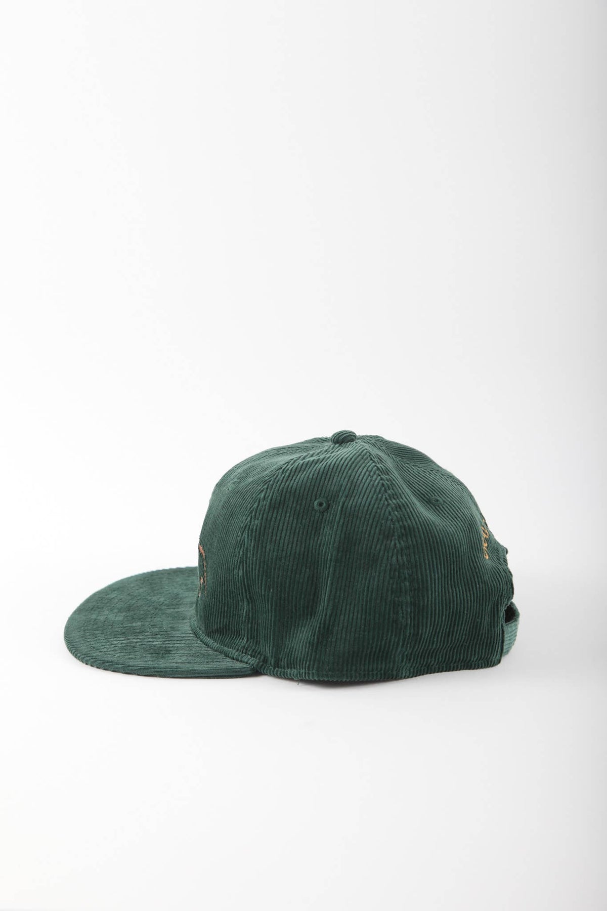 The Mountains Cap - Flatbill Green Corduroy