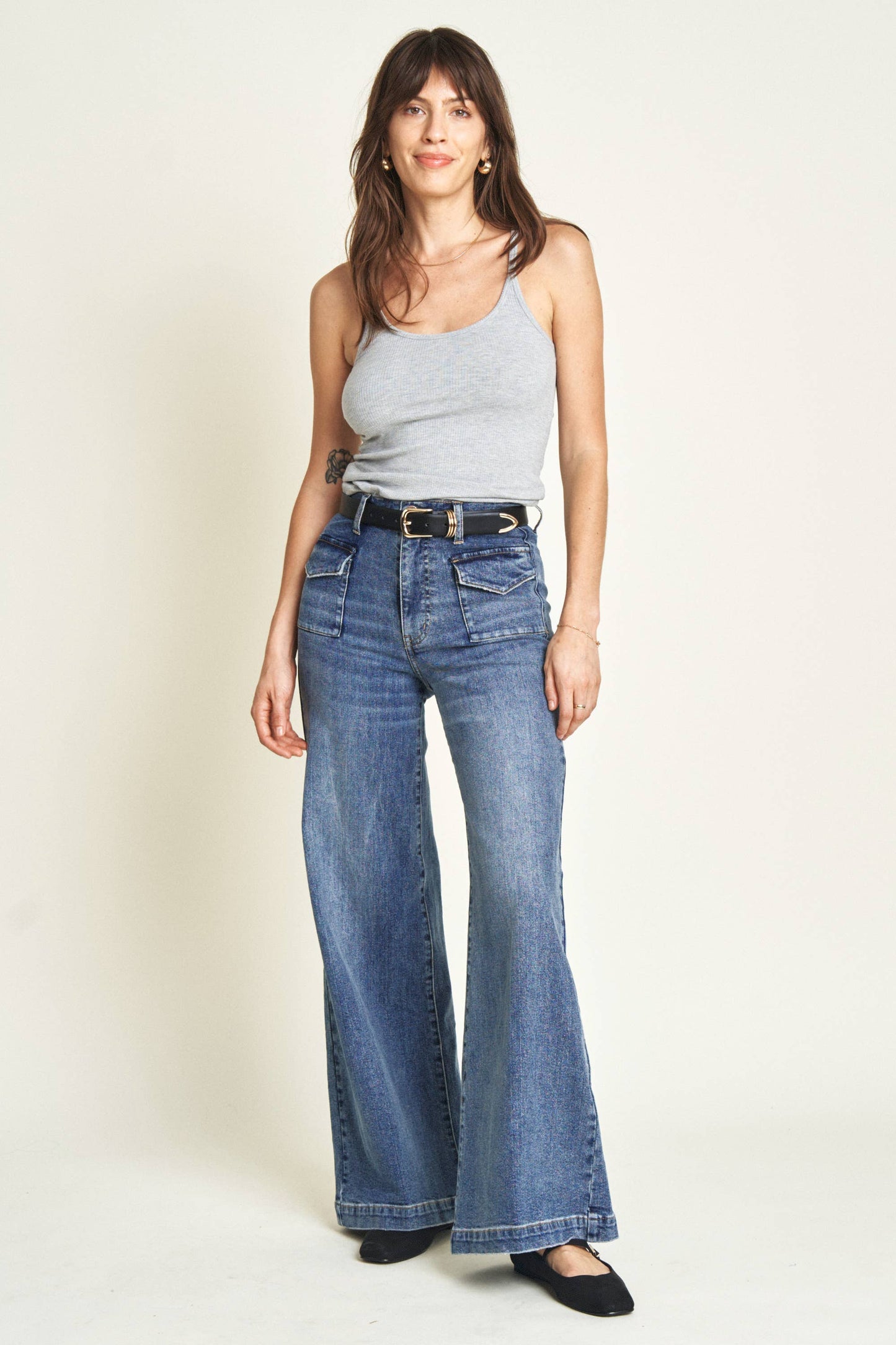Campell High Rise Jean, Traditional Vintage Worn
