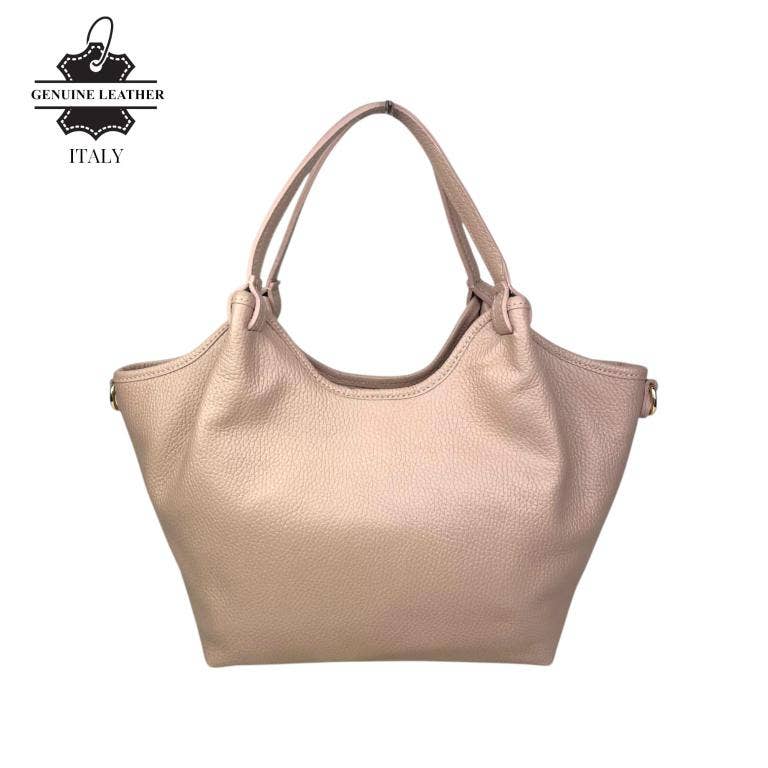 Trapezoidal Bag Italian Leather Large Capacity