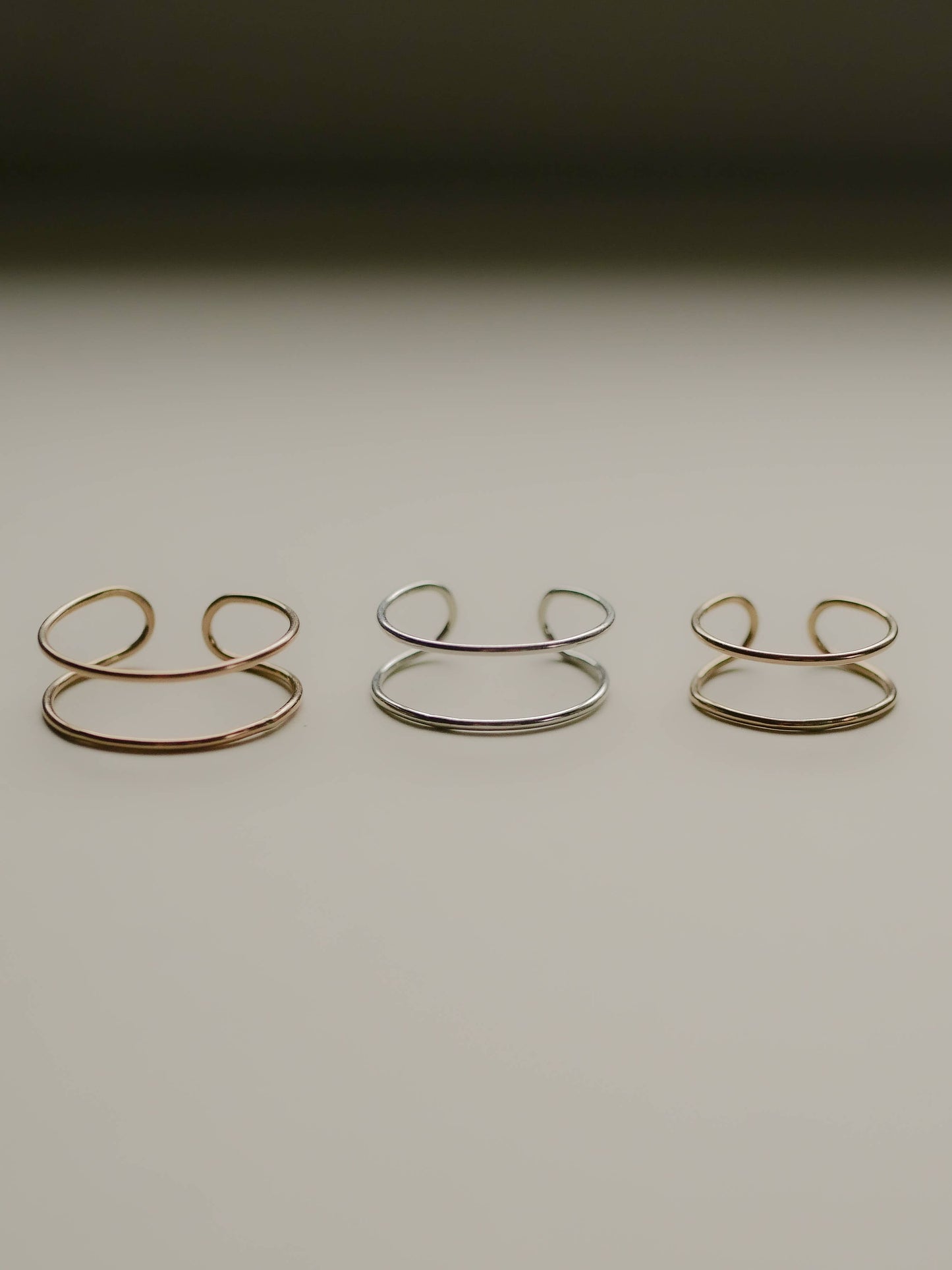 Hill Ring - Simple Minimal Double Stacking Ring