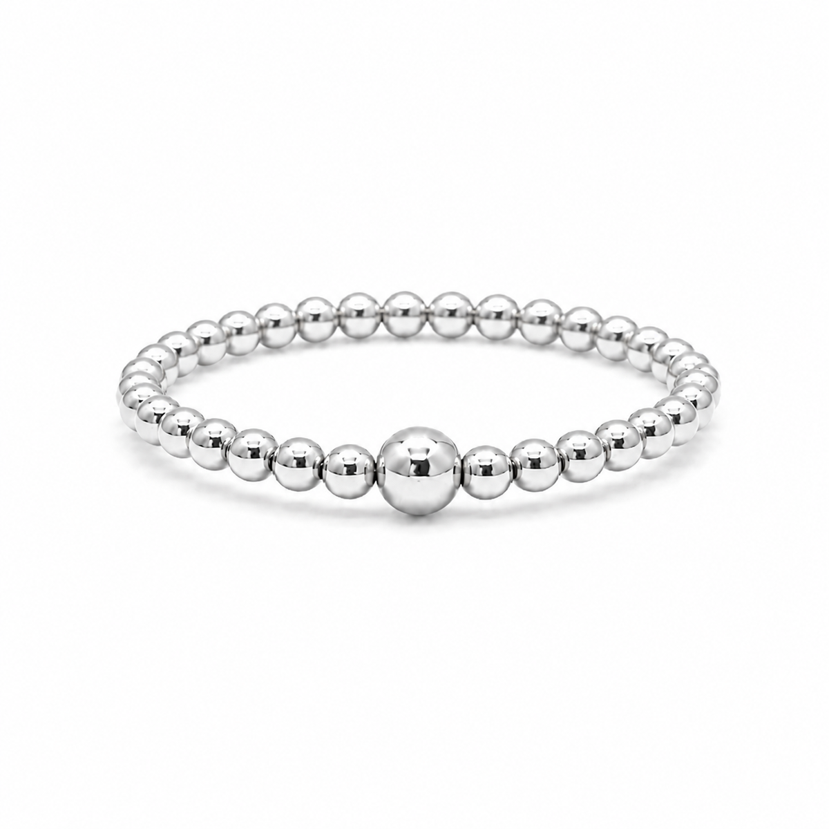 Sterling Silver 2mm Waterproof Stretch Ring