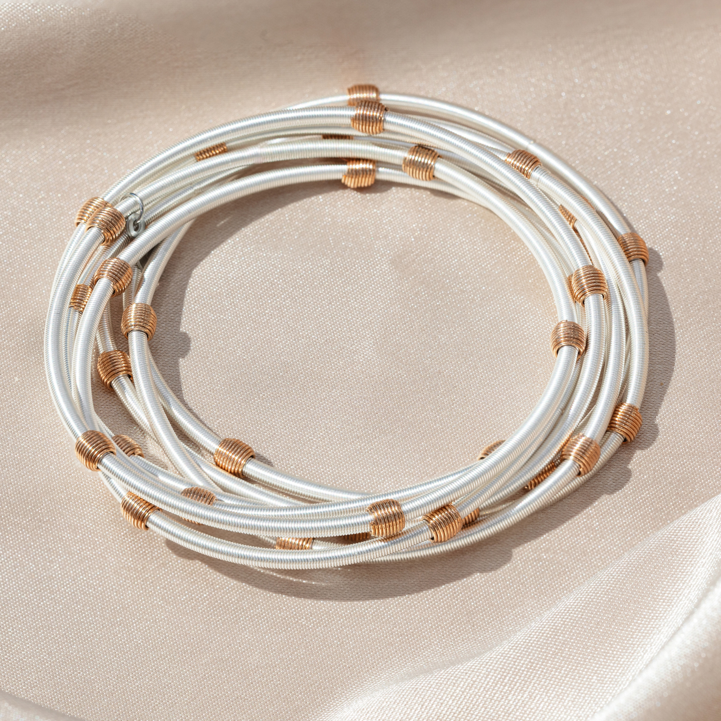 Sterling Beaded DIA Bracelets