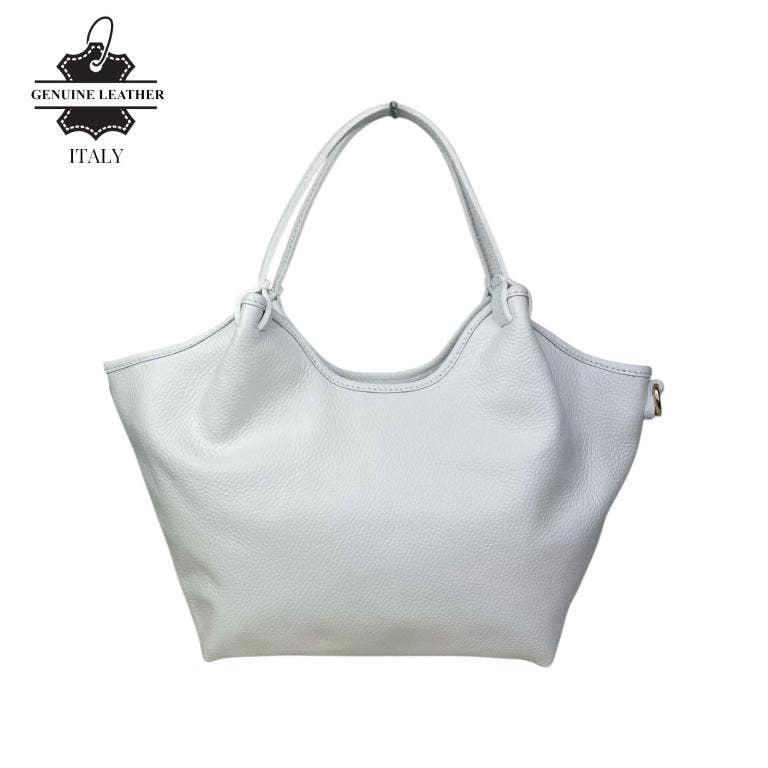 Trapezoidal Bag Italian Leather Large Capacity