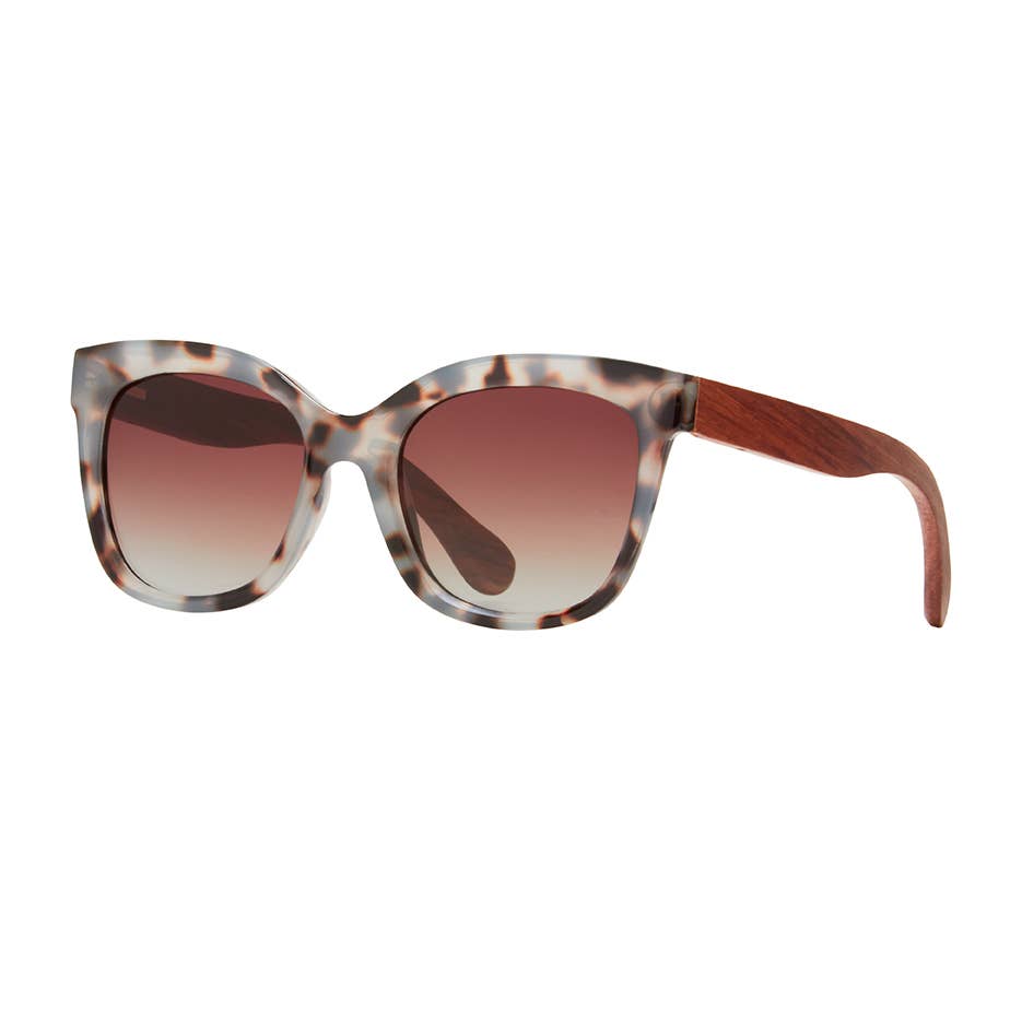 BP19757 NEW Nora Blue Tort /Wood / Gradient Brown Polarized