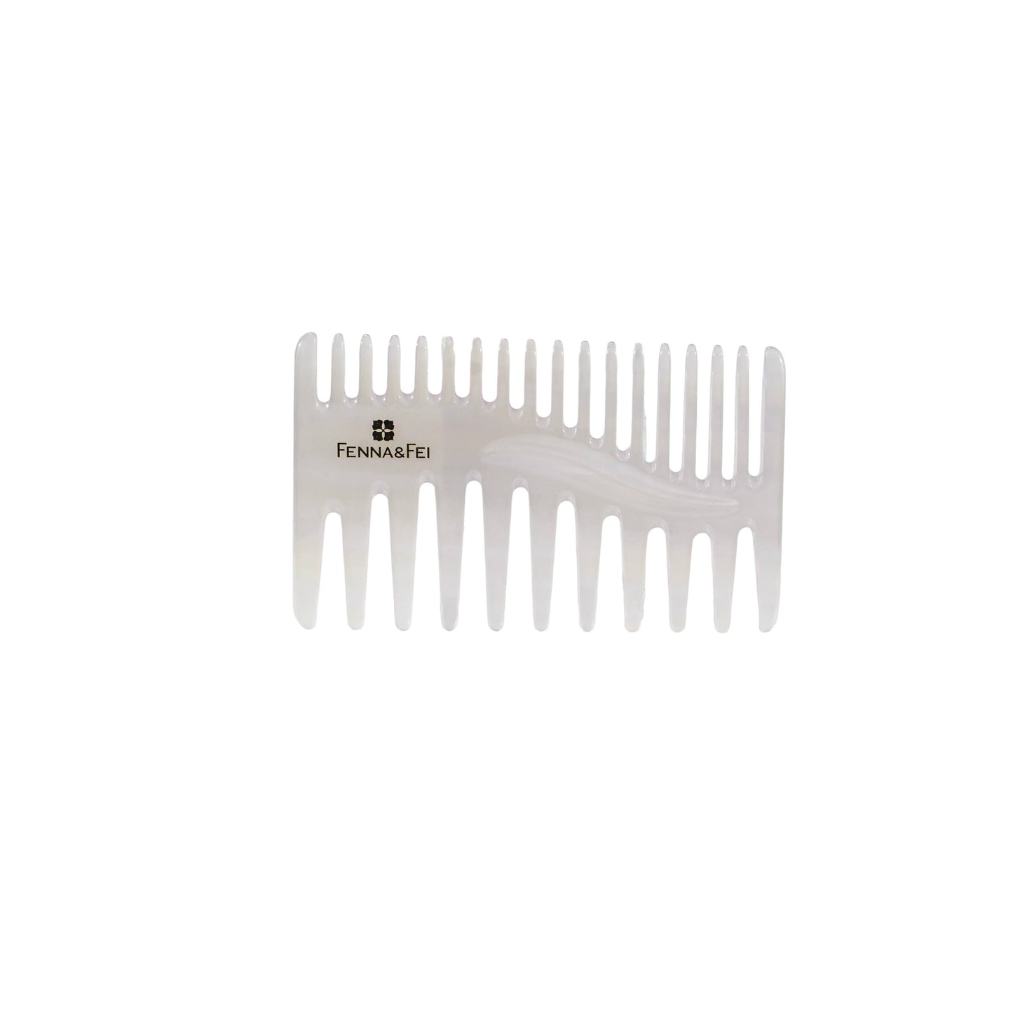 Hair Comb Pocket Duet in Mystic Amethyst | Translucent Pearl