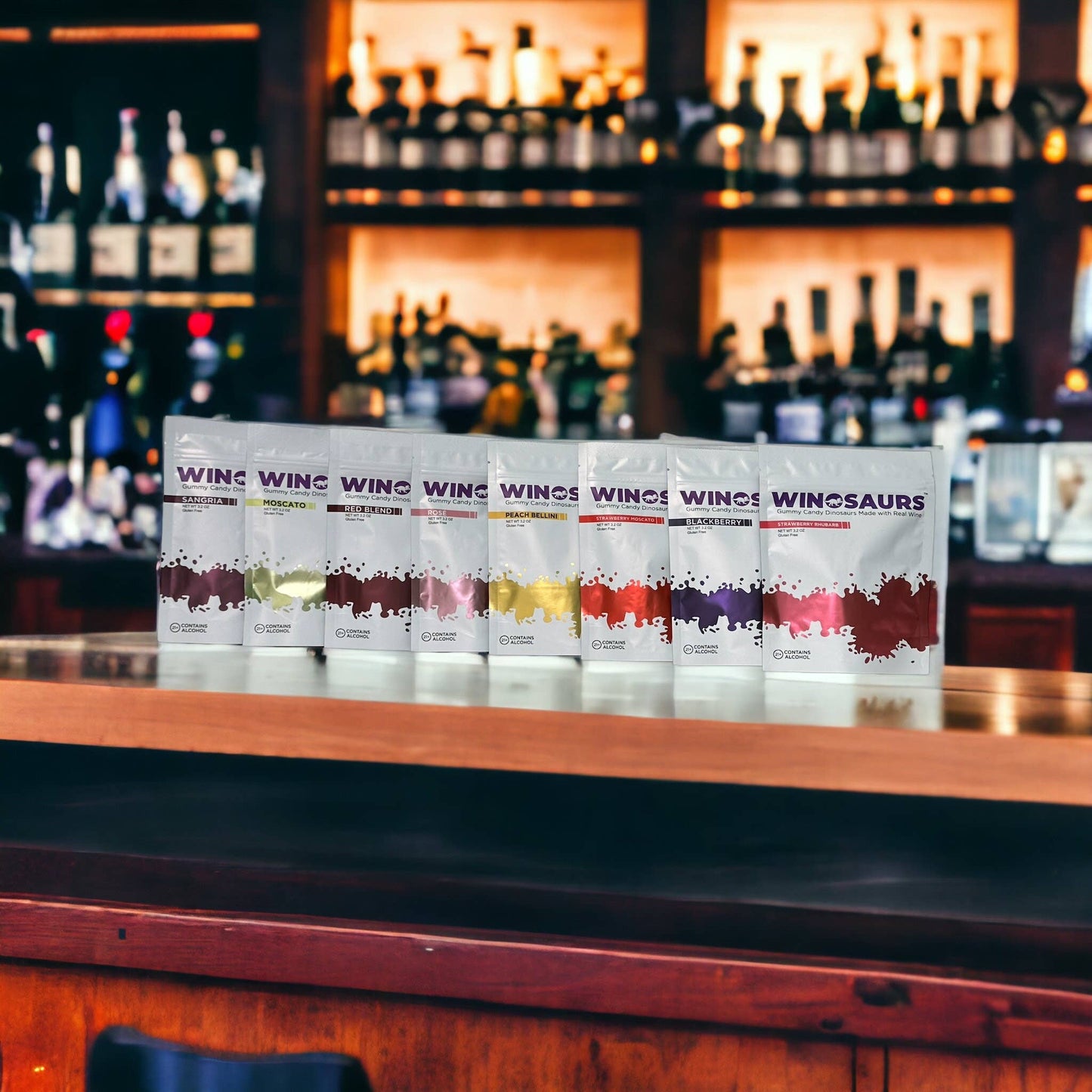 Winosaurs Wine-Infused Adult Gummy Candy | Moscato