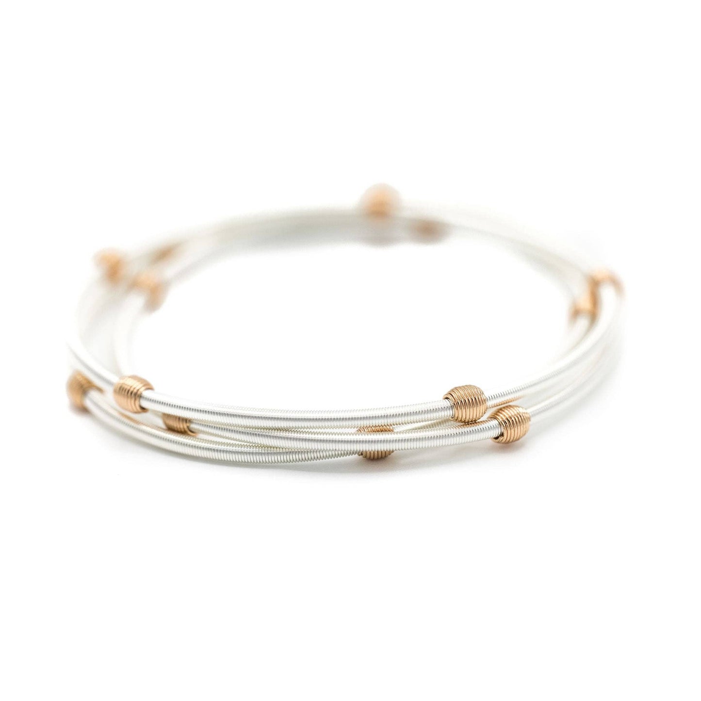 Sterling Beaded DIA Bracelets