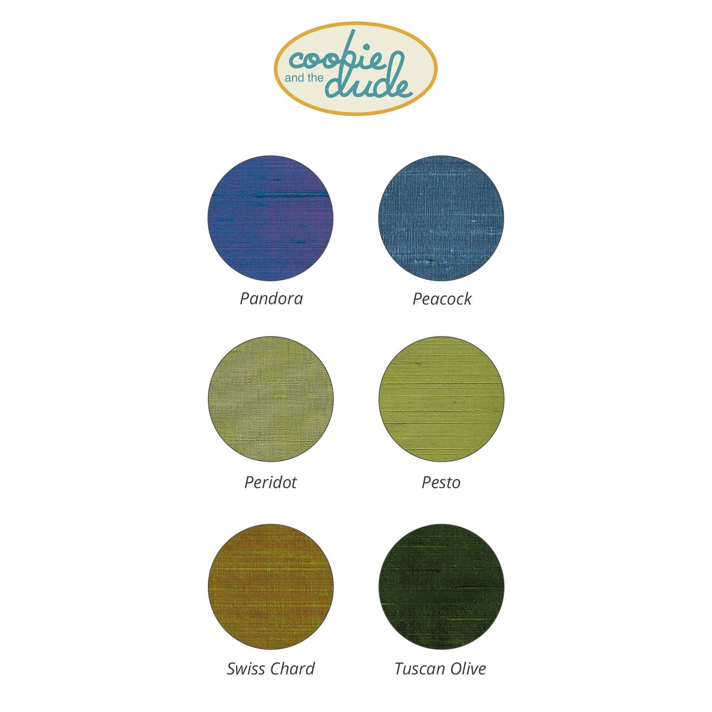 .Dupioni Silk - Cool Palette - 3" Classic Headband