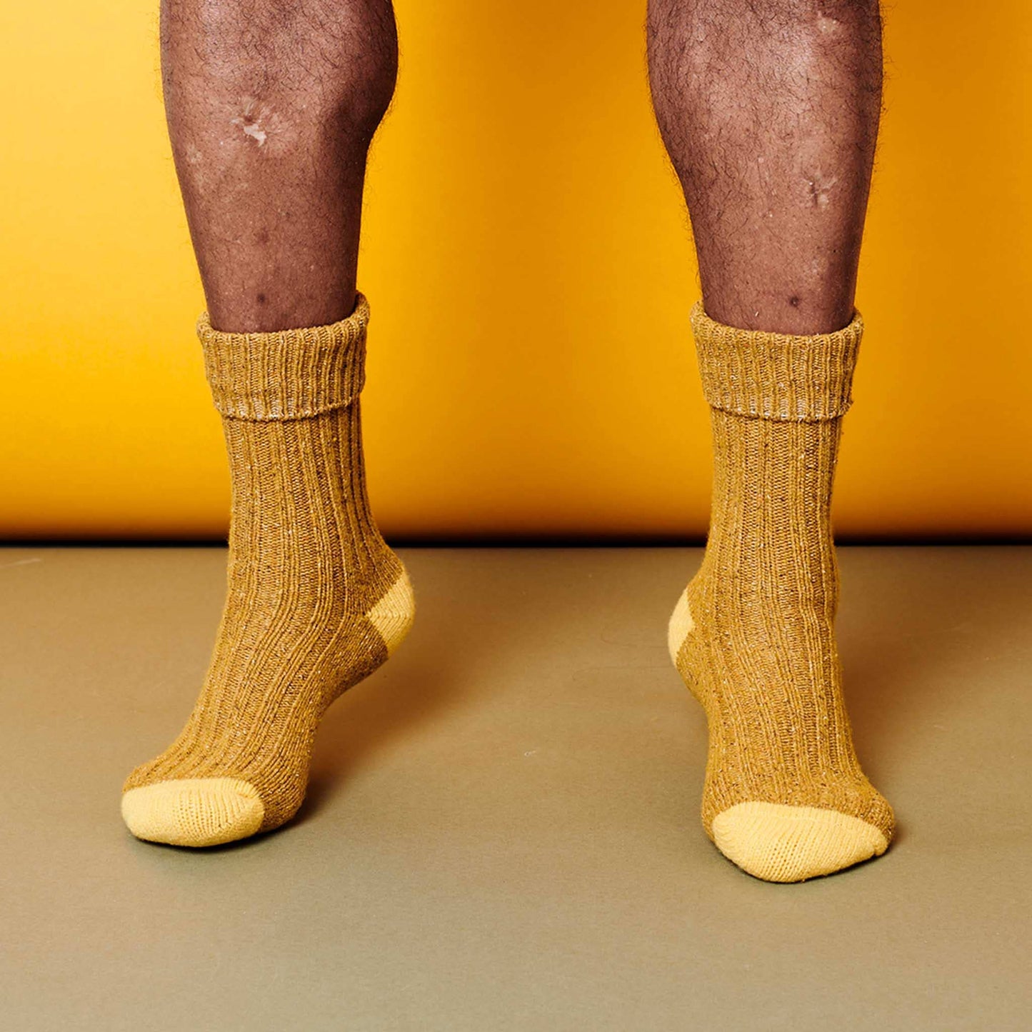 Unisex Recycled Silk Blend Ribbed Socks 2025