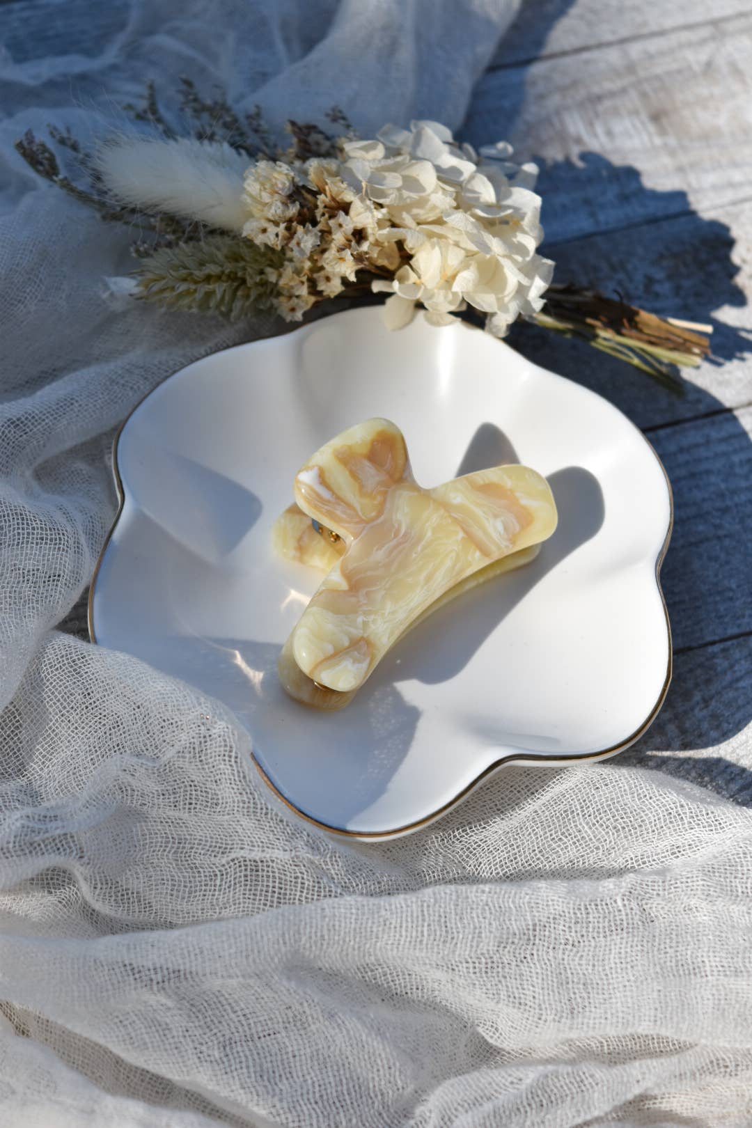 Mini French Claw Tortoise Shell Acetate Hair Clip