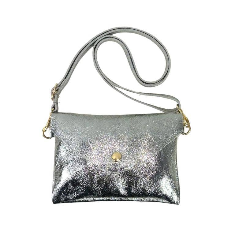 Women's Leather Bag with Brilliant Effect. Promo