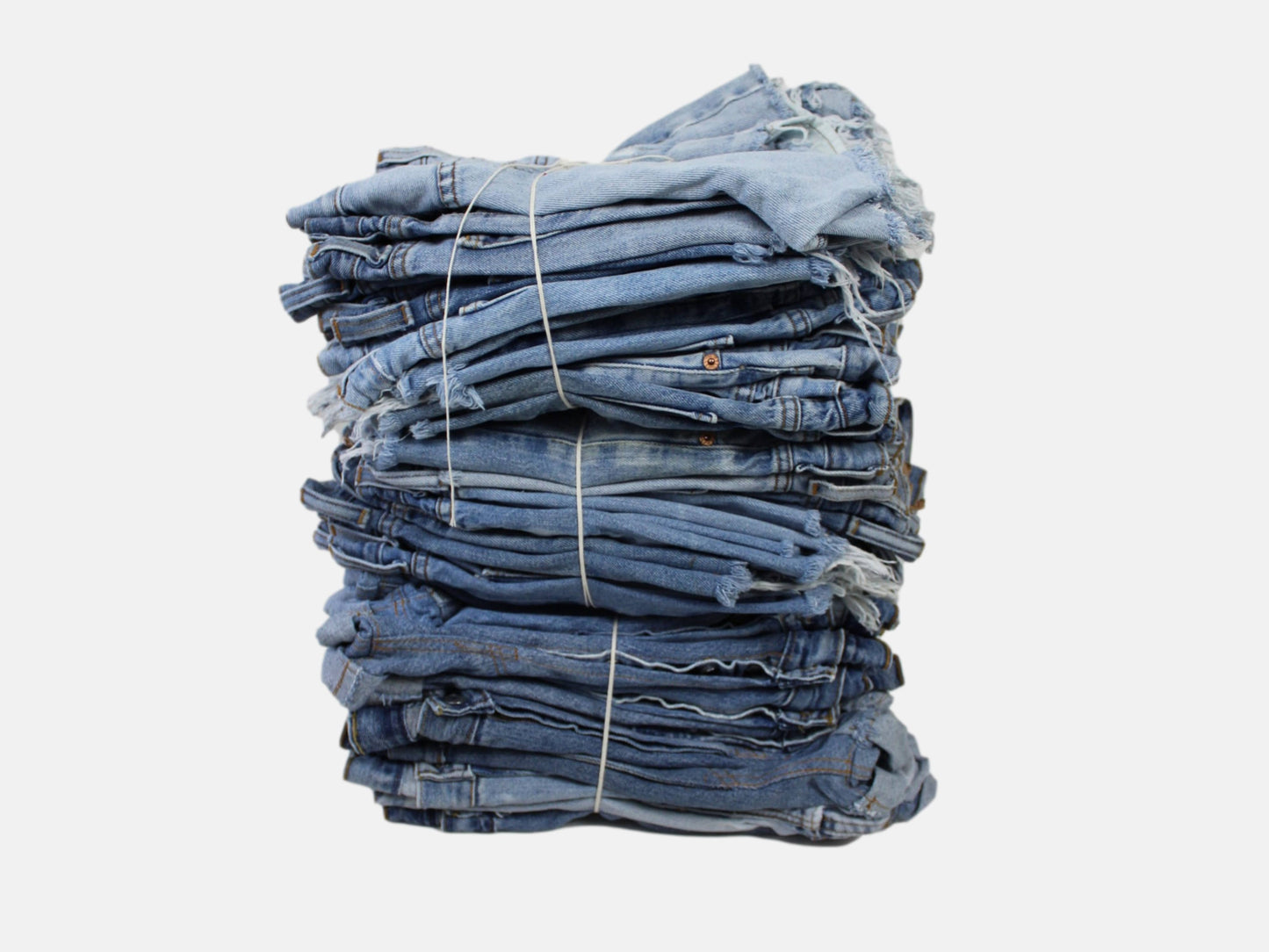 Ultra High-Rise Reworked 90's Denim Shorts
