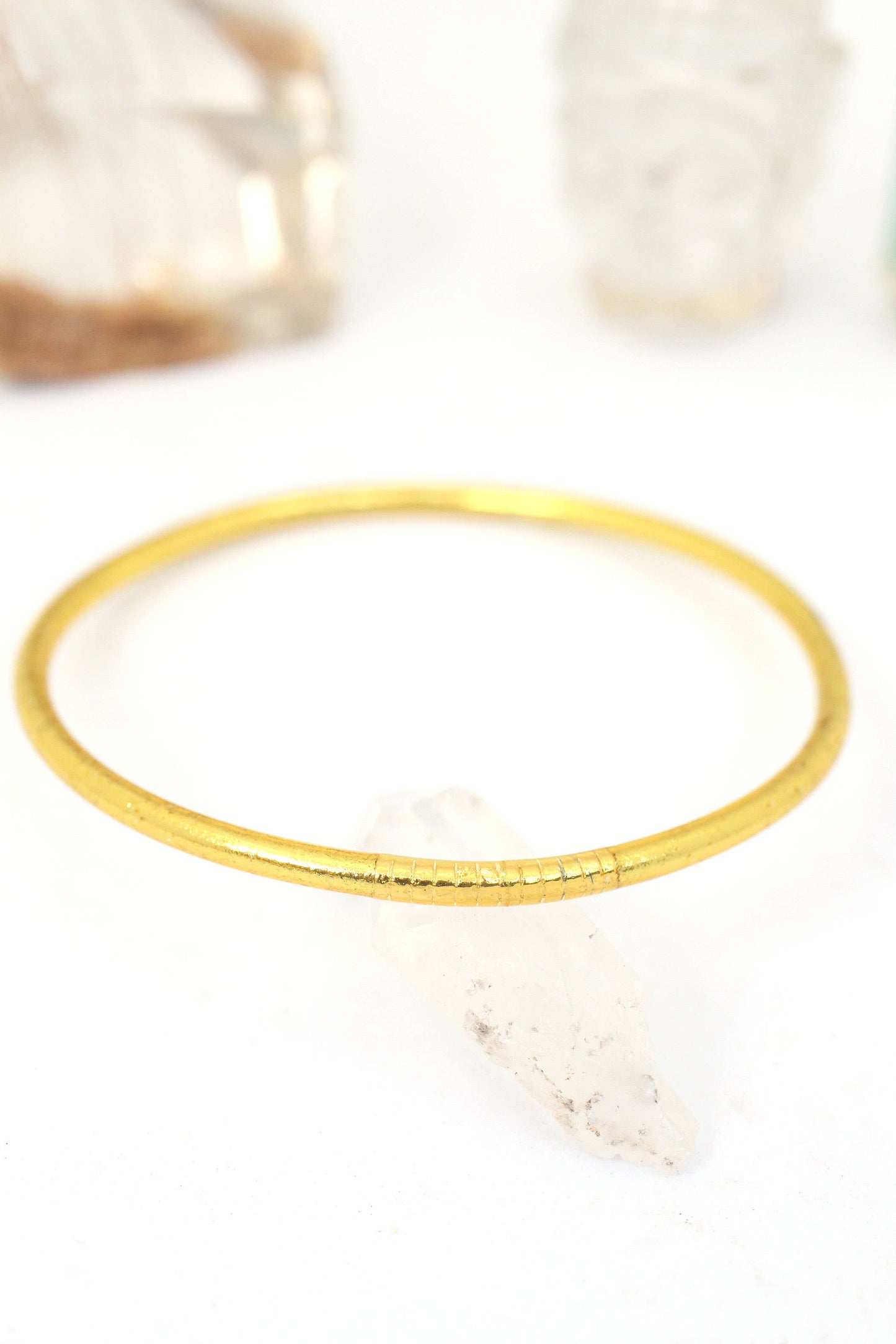 Thin Buddha Temple Bracelets, Assorted Metals