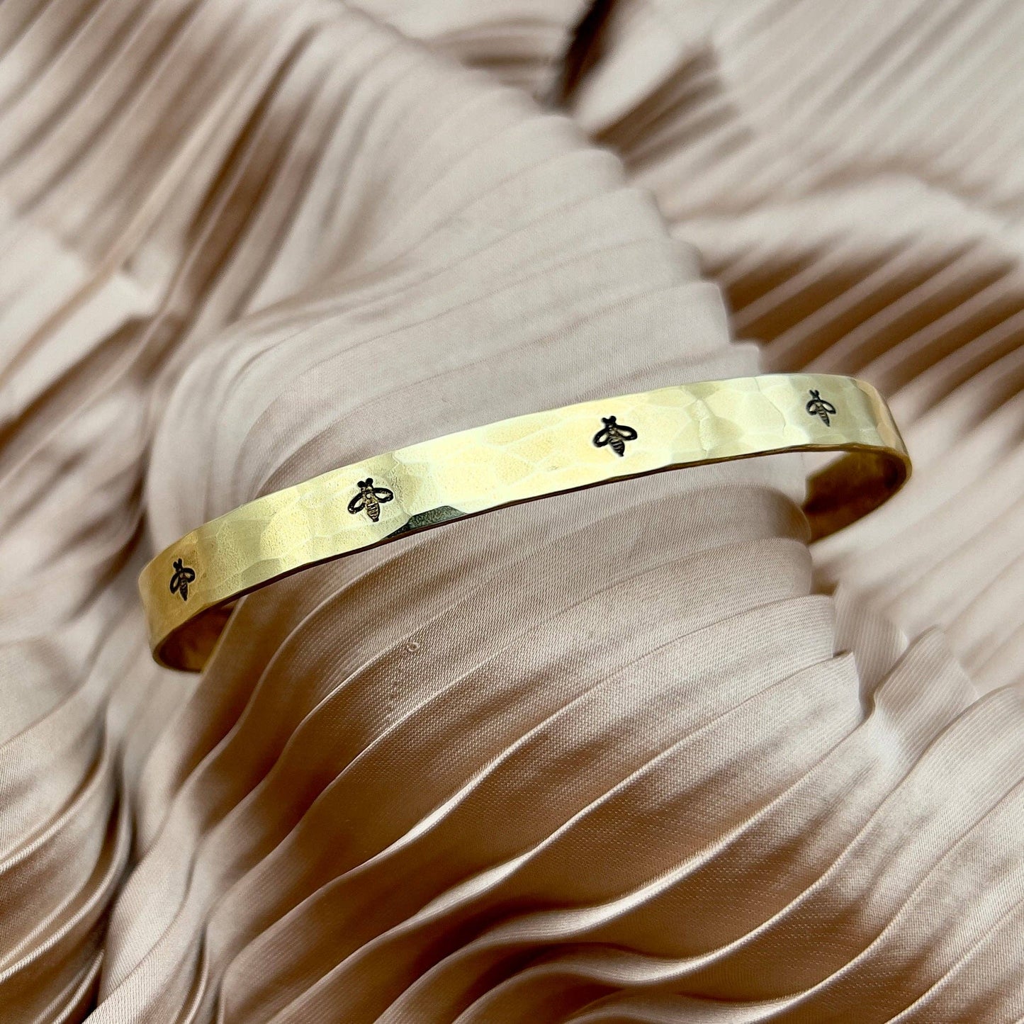 Handmade Honeybee Cuff