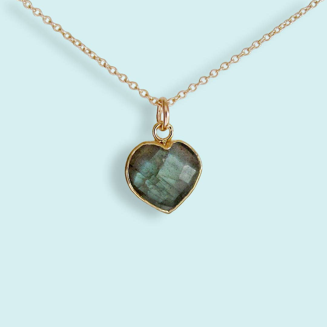 Heart of Stone Labradorite Necklace