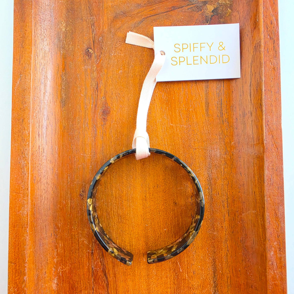 Brynn Bracelet - Black & Bronze - Standard // Cuff, Bangle