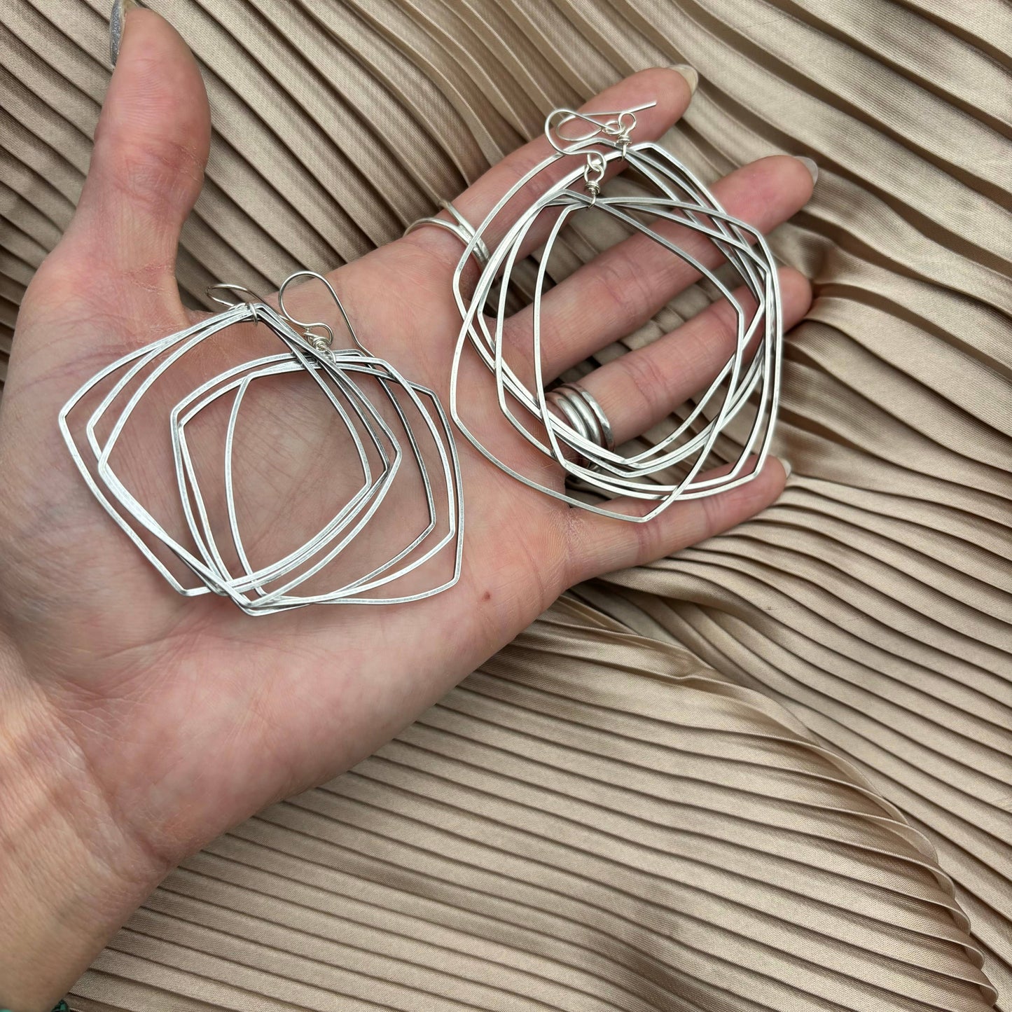 Handmade Giza Hoop Earrings