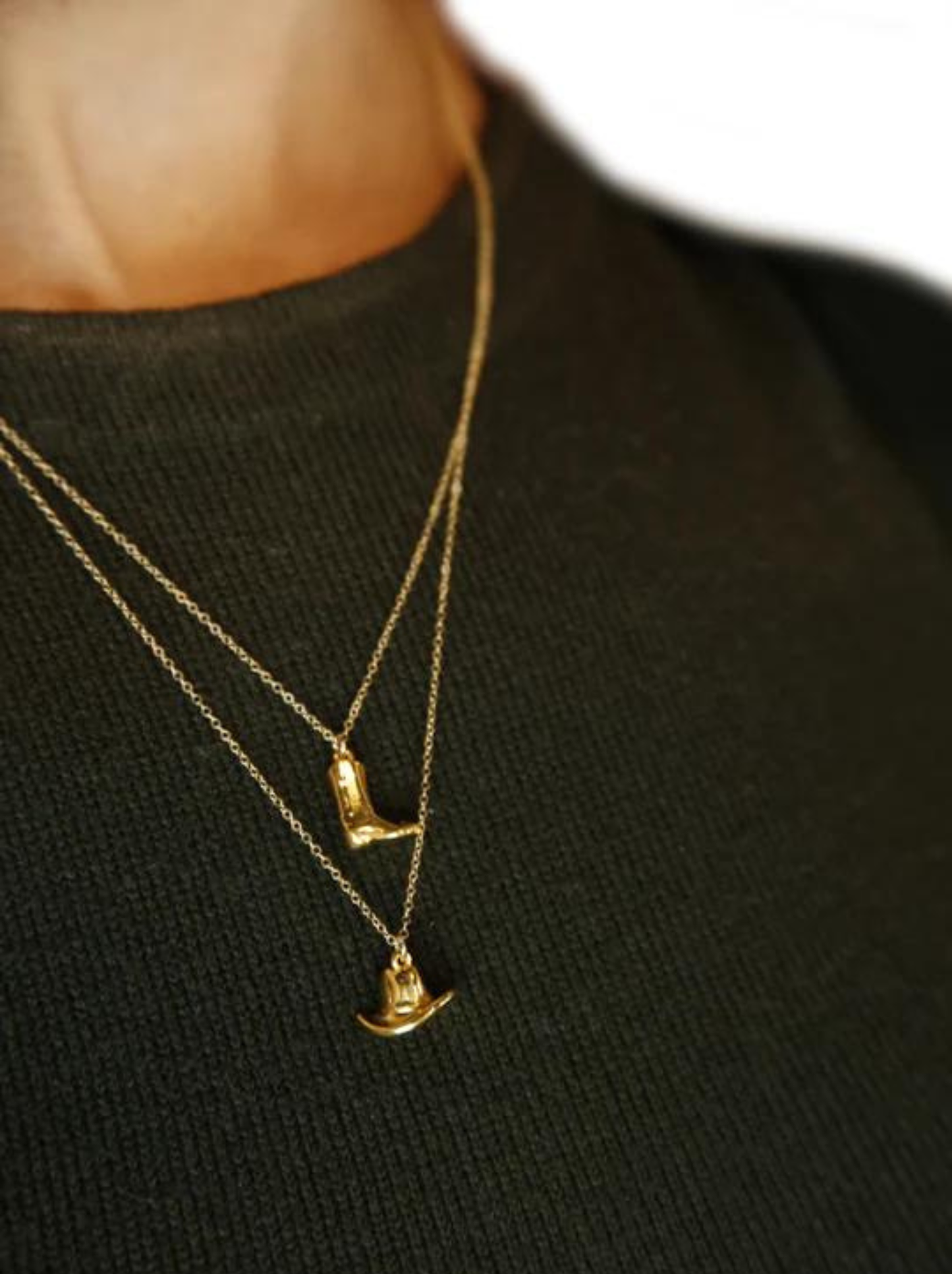 Rodeo Cowboy Boot Pendant Necklace