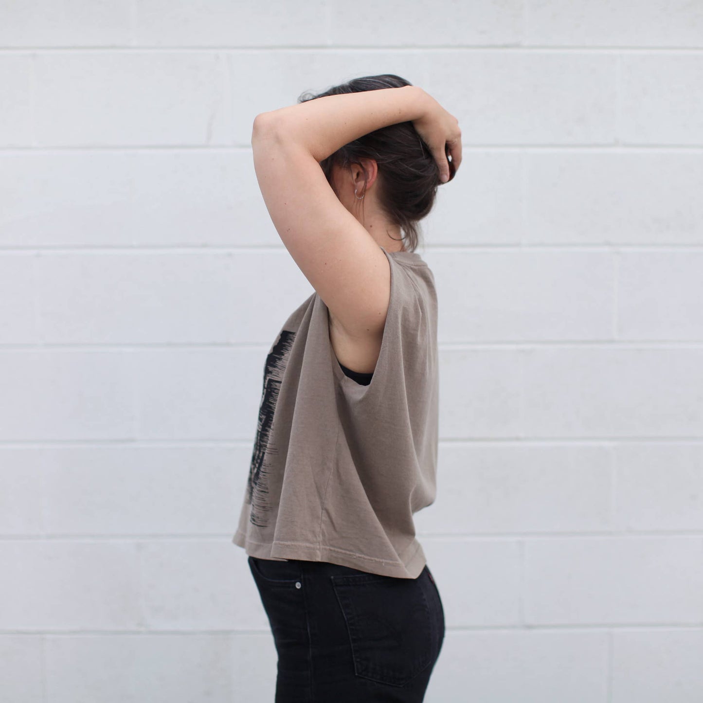 Canyonlands 100% Heavyweight Cotton Muscle Tank Desert Tan