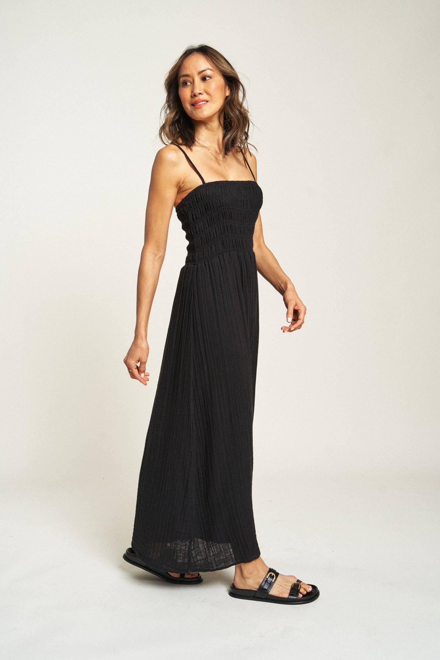 Maybrook Summer Maxi Dress | Black