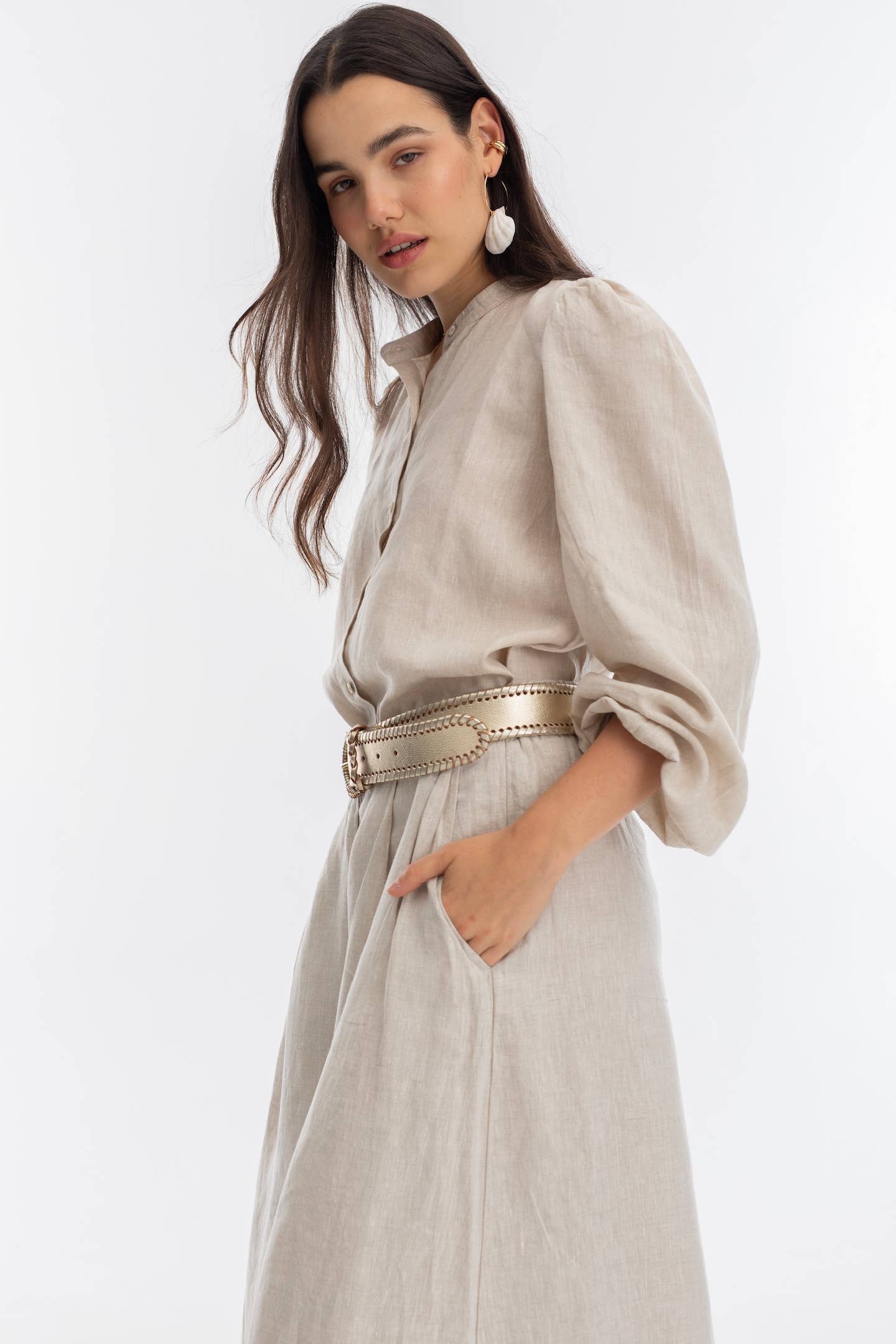 Sabi Linen Pants - Natural