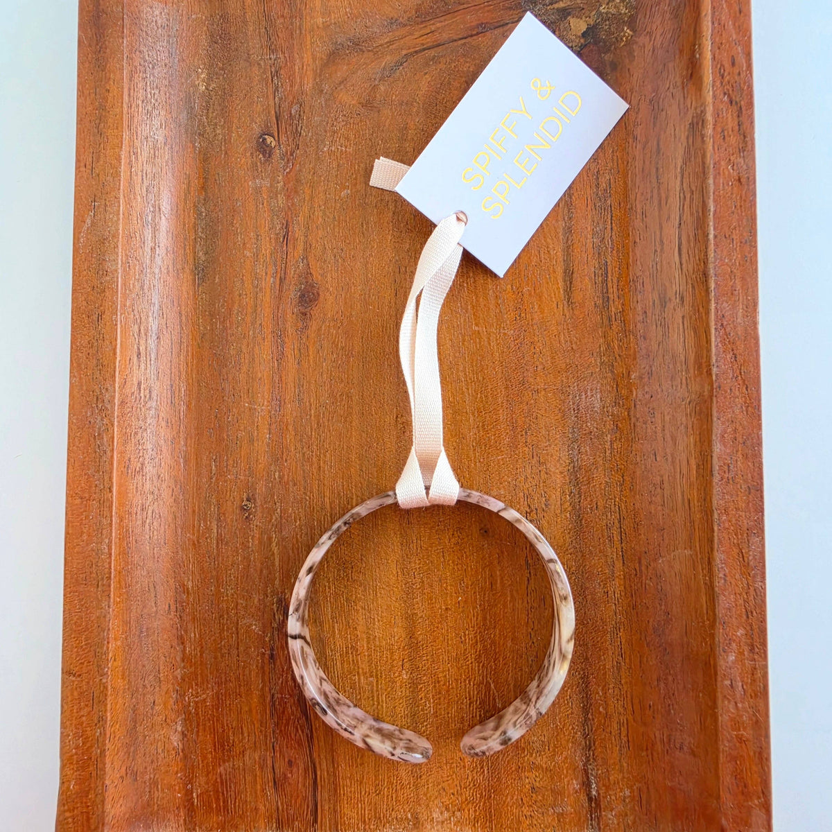 Brynn Bracelet - Shimmering Taupe - Small // Cuff Bangle