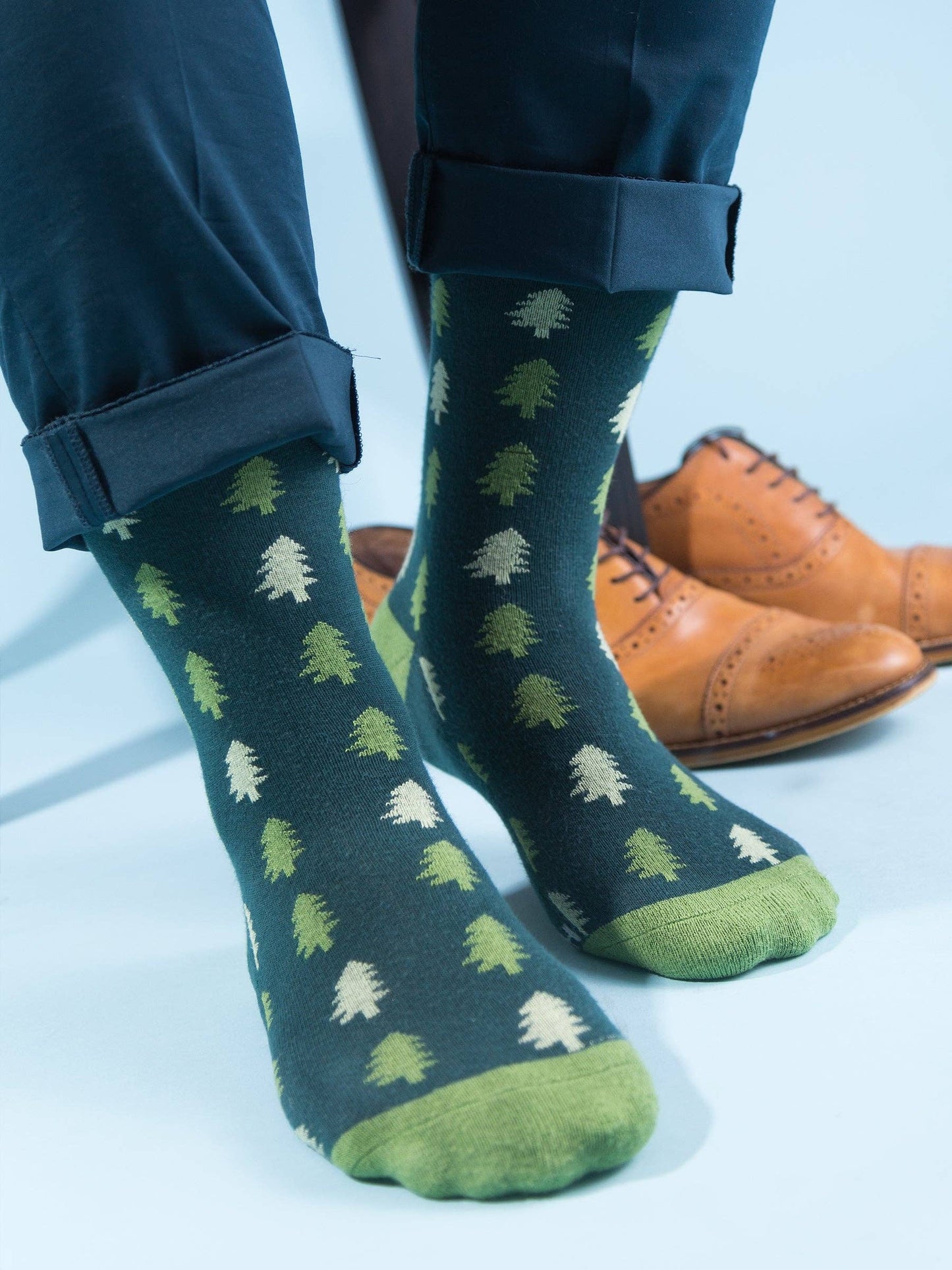 Tree Men's + Women's Organic Socks | Green