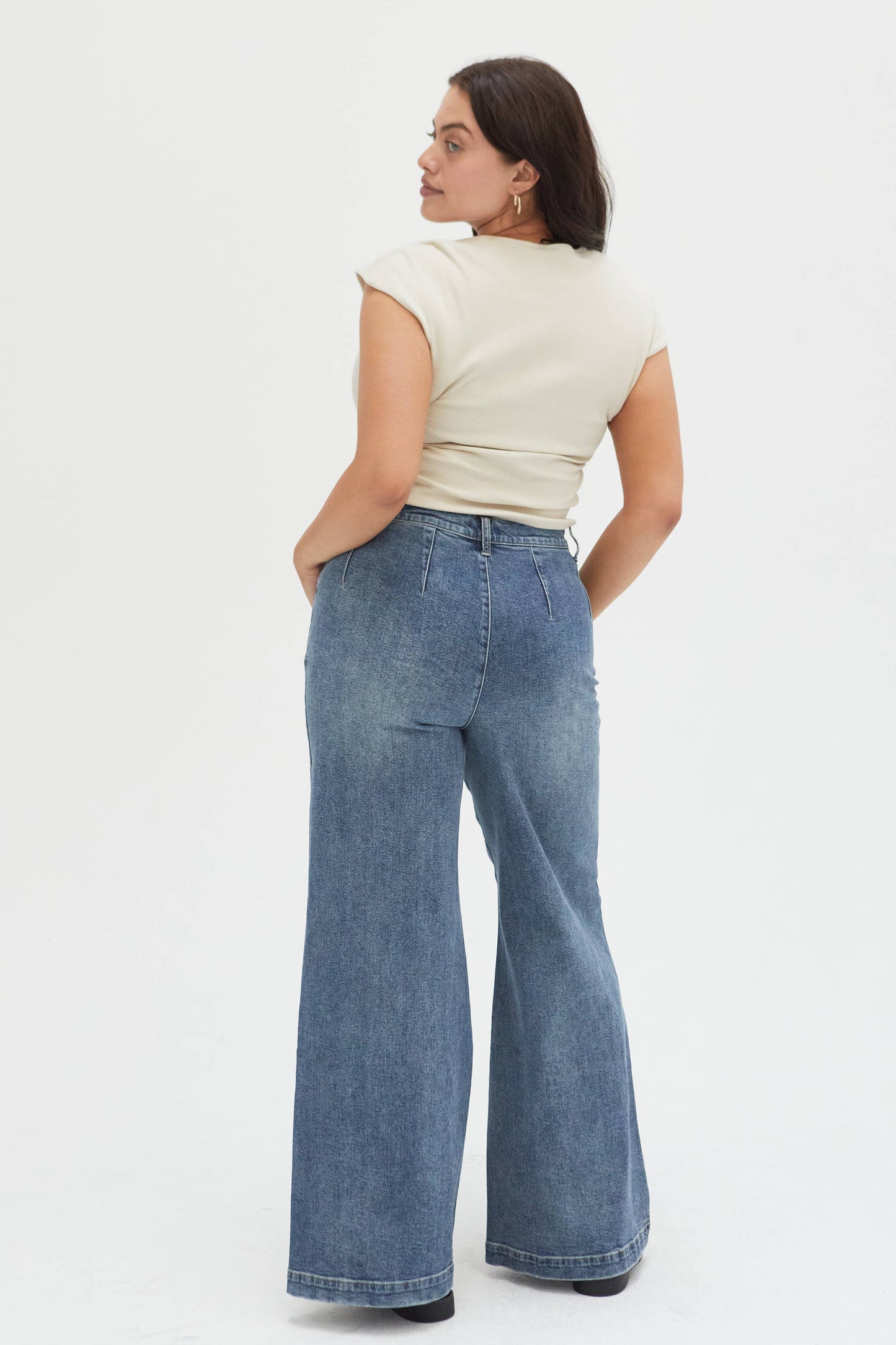 Campell High Rise Jean, Traditional Vintage Worn