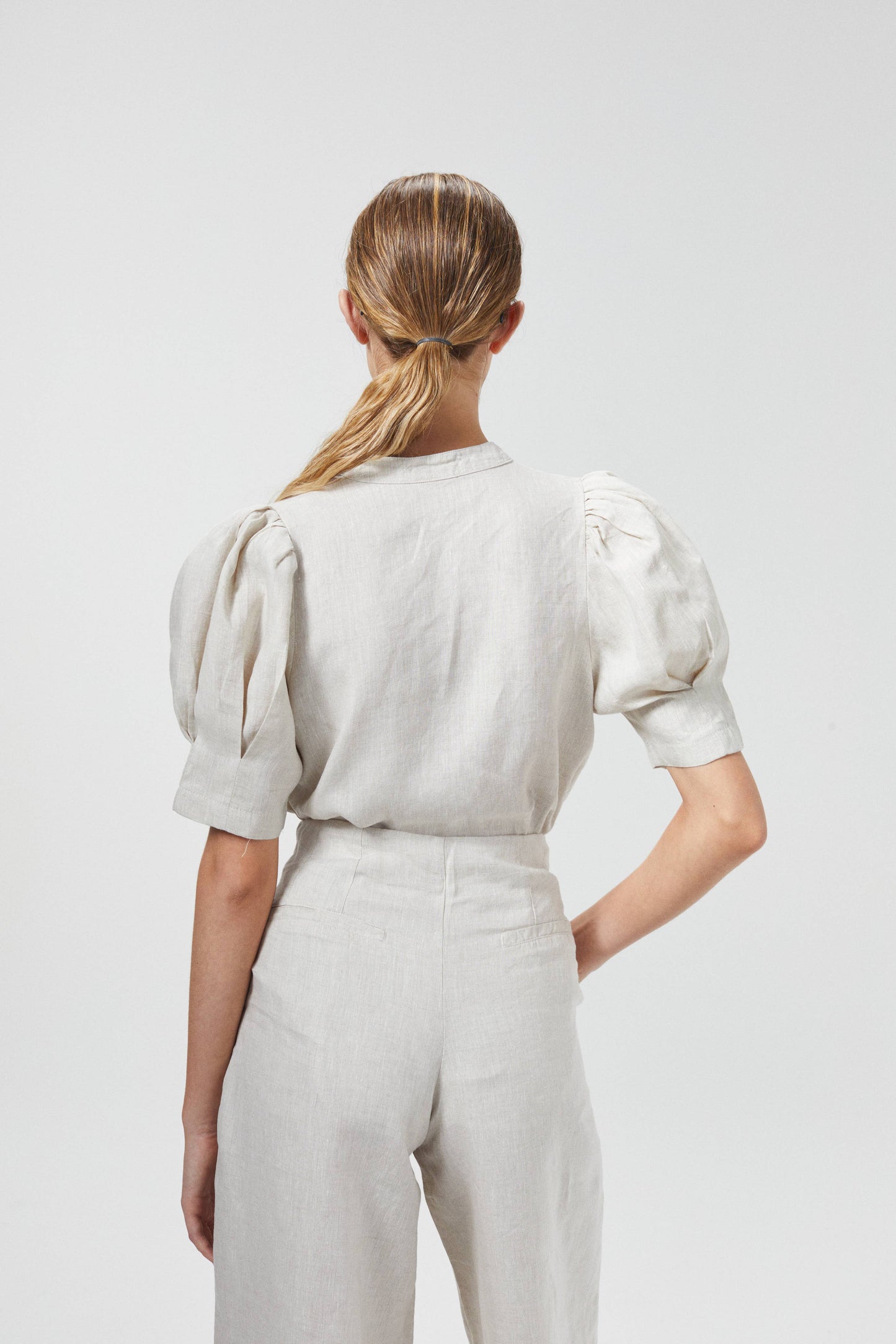 Athina Linen Shirt - Natural