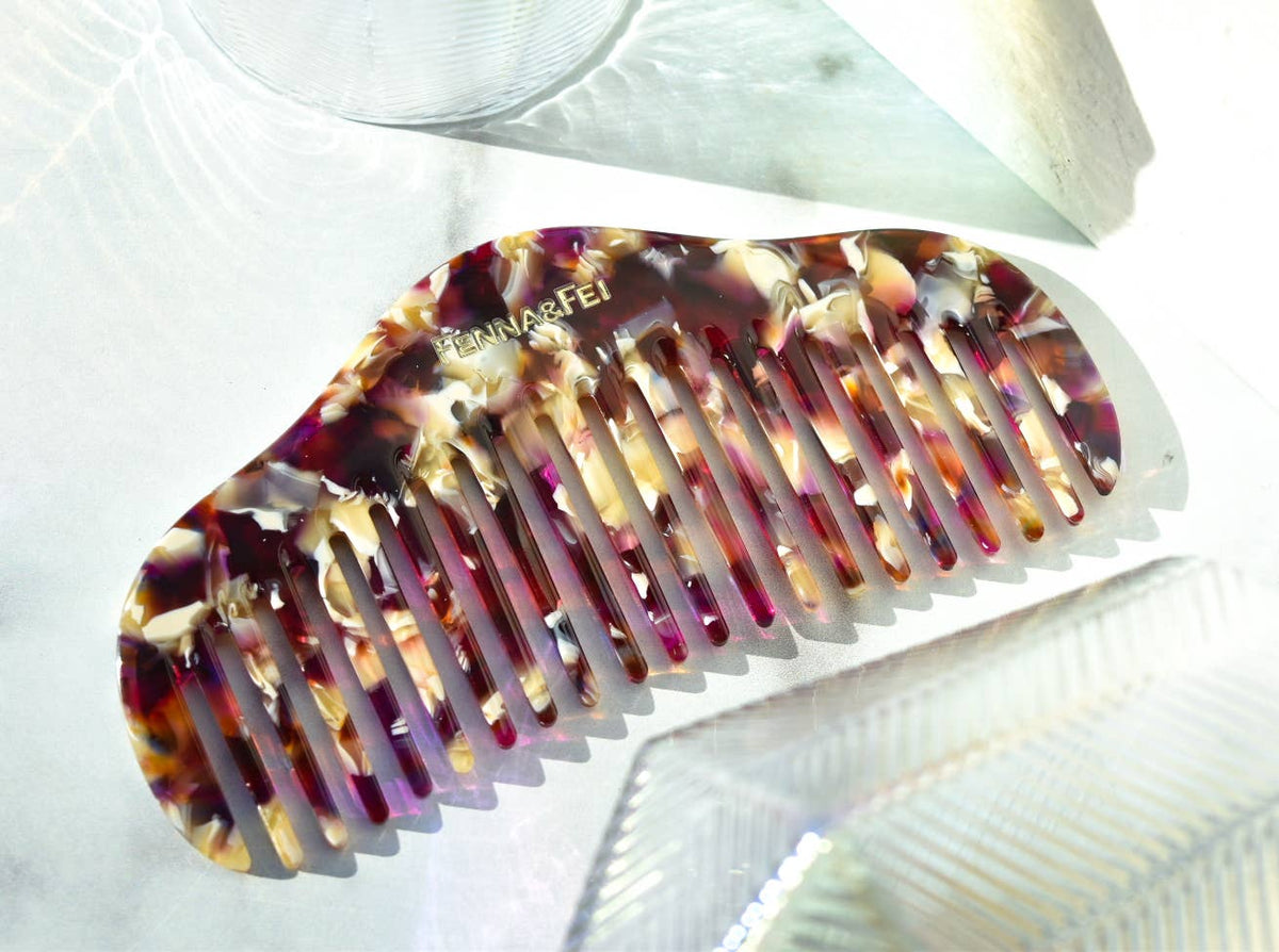 Ruyi Comb Collection in Colorful Eco-friendly Acetate