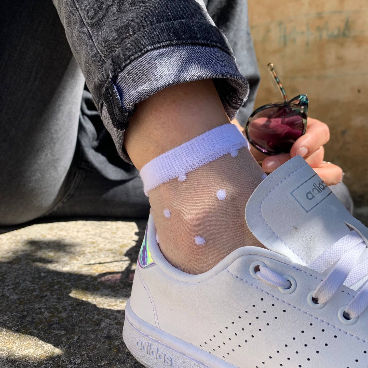 Charlotte - Original Sheer Plumetis Sock