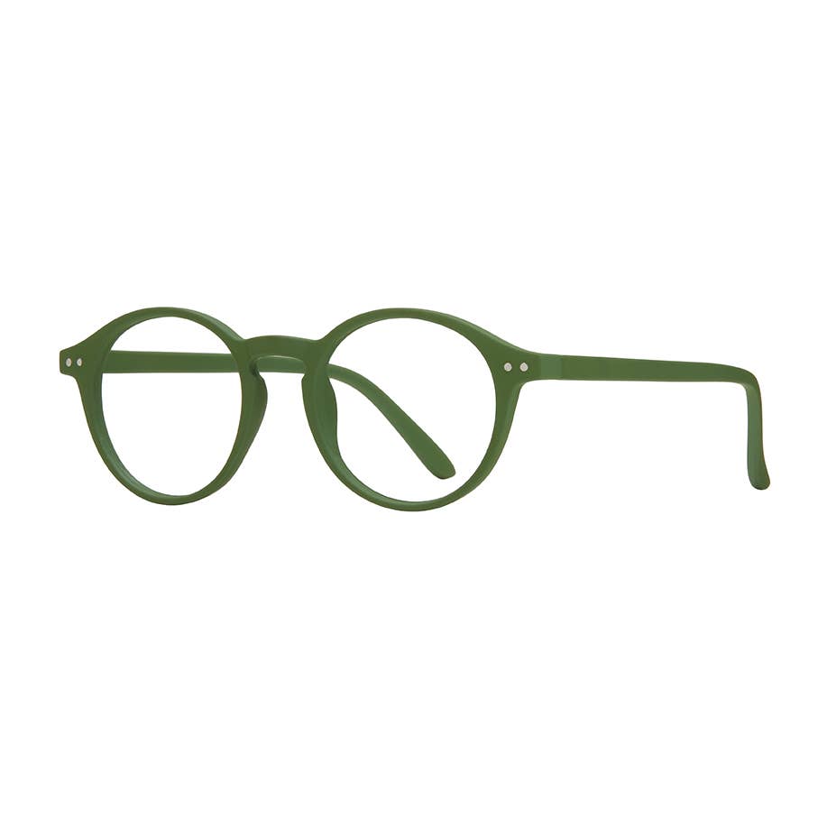Phoenix - Soft Olive Green - Blue Light Filtering Lens
