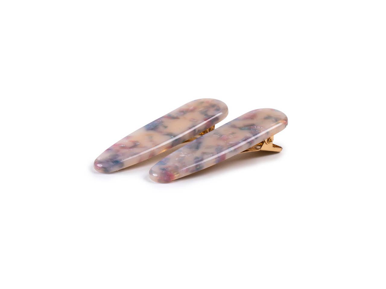 Waterdrop Hair Clip Set 2 Pack Acetate Resin Alligator Clips