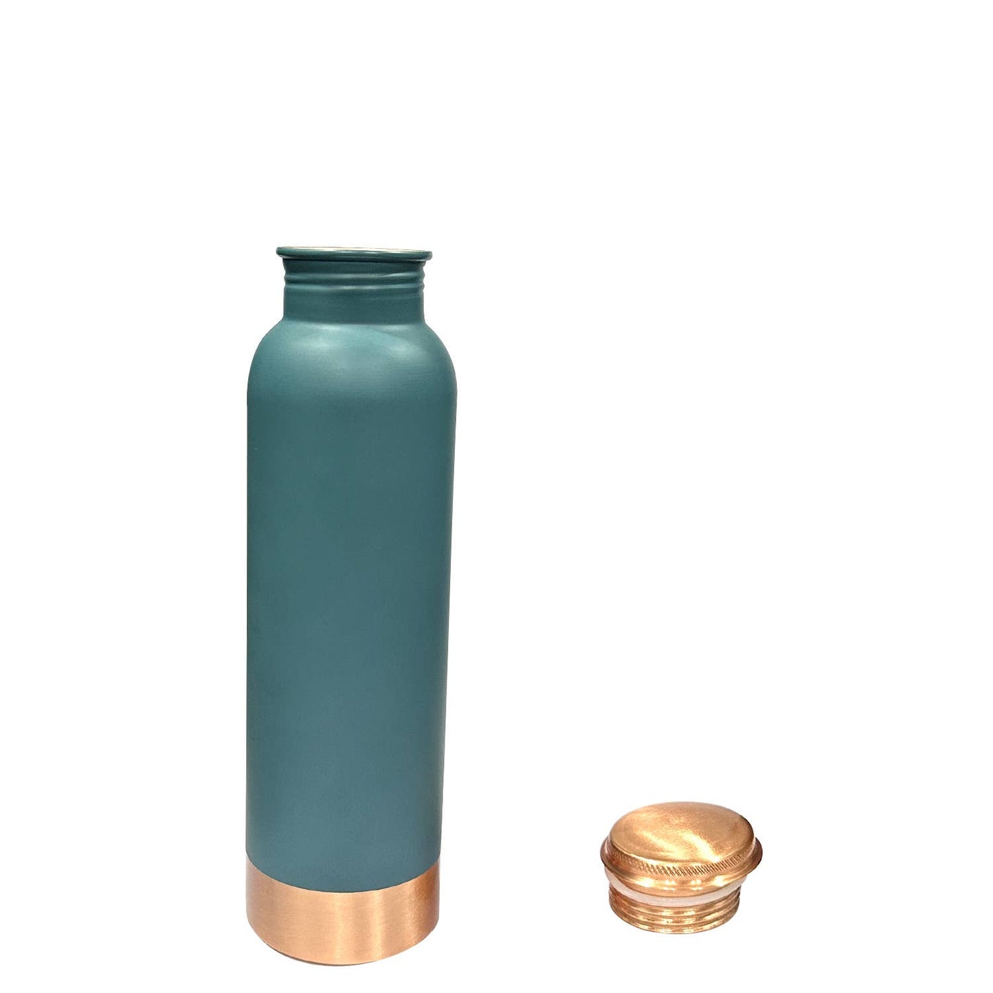Copper Water Bottle 20.29 Oz (Pie Green)