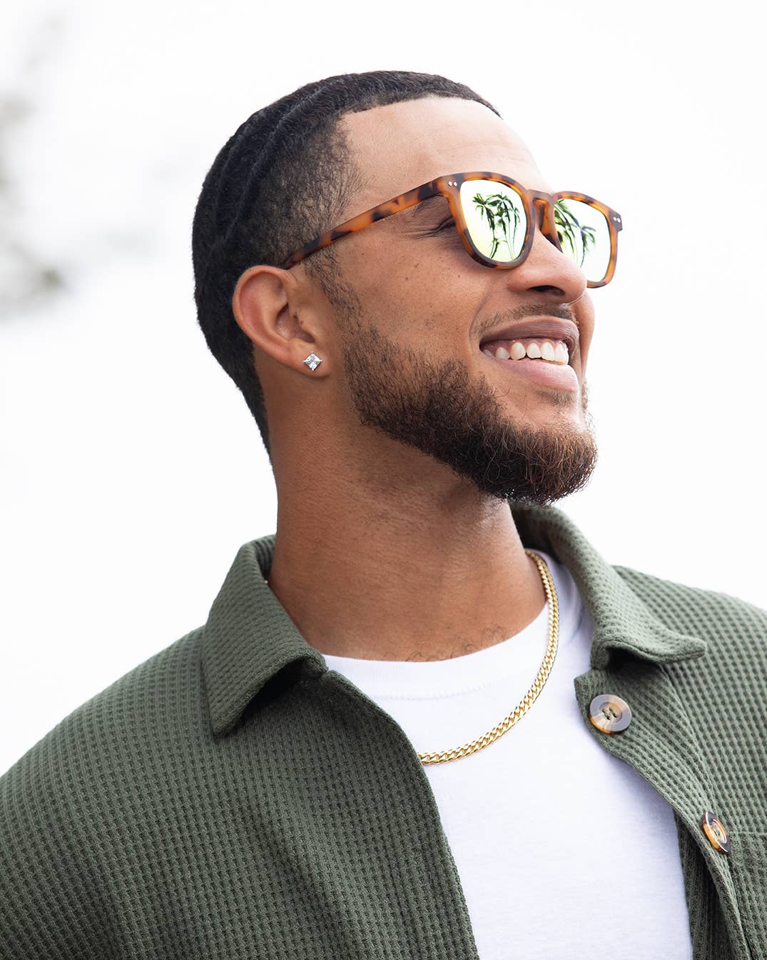 Zion - Soft Honey Tortoise / Gold Mirror Polarized Lens