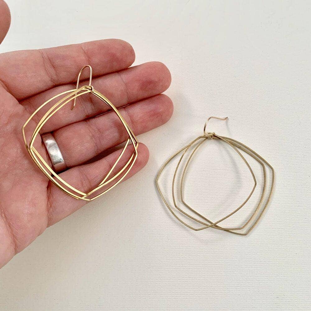 Handmade Giza Hoop Earrings